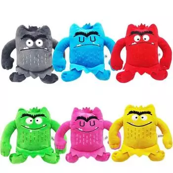 6 шт./компл. плюшевая кукла Color Monster для детей Monster Color Emotion Plushie мягкая игрушка для детей подарки на день рождения 15cm