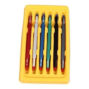 6PCS Set Watchmakers Wristwatch Repair Tool Metal Watch Hand Pressers Pusher Fitting Set