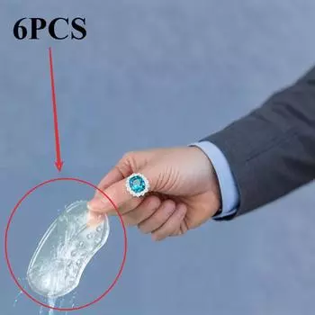 6pcs Silicone Arch Support Insoles for High Heels, Anti-Slip Heel Cushions, Rubber Half Pads for Women S Casual Shoes - Fit Enhancer,Prevents Slippage 6pcs