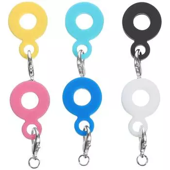 6 шт. силиконовые соломенные украшения подвески многоразовые соломенные питьевые трубочки кулон мультяшный декор для соломинок