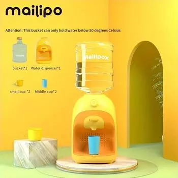 6pcs Simulation Water Dispenser Toys, Kitchen Toys, Mini Water Dispenser Four Piece Set Toys, Birthday Gifts, Christmas Gifts 6pcs