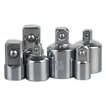 6Pcs Socket Adapter Set 1/4inch to 3/8inch 3/8inch to 1/4inch 3/8inch to 1/2inch 1/2inch to 3/8inch 1/2inch to 1/4inch
