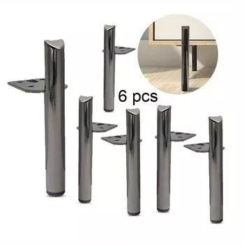 6 шт. диван журнальный столик шкаф тумба подставка под телевизор ножки мебельные ножки современный дизайн мебельные ножки металлические ножки дивана замена