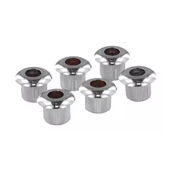 6pcs Tuner Bushes Ferrules Nut Guitar Bass Parts For Vintage Guitar Machine Head Tuners For Musical Instrument Accessories