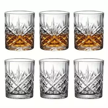 6шт Бокалы для виски 11,83 унции Бокал для виски Винтаж Стильная посуда для шотландского бурбона Виски Коктейль Коньяк Водка Джин Текила Ликер Домашний декор Домашний декор 6pcs