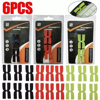 6шт 3г Теннисная ракетка Вес Балансировочные ленты Теннисная ракетка для бадминтона Н-образные спортивные силиконовые Теннисная ракетка Вес Балансировочные ленты