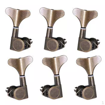 6шт 3R 3L колки для настройки головок (бронза)