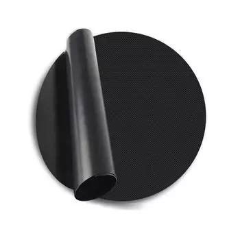 6шт антипригарный коврик для выпечки - подходит для всех видов продуктов питания коврики для выпечки гриль барбекю длительный срок службы диаметр: 24 см 0,12