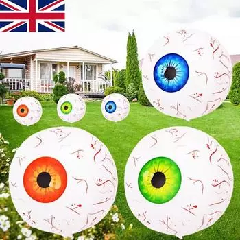 6шт большой Хэллоуин надувные глазные яблоки Хэллоуин Открытый Декор партии подарок 3PCS