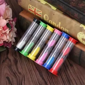 6шт детские 6 цветов классная игра песочные часы таймер песочные часы домашний декор