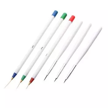 6шт дизайн ногтей кисть точечная живопись рисунок чередование лайнер ручка набор инструментов