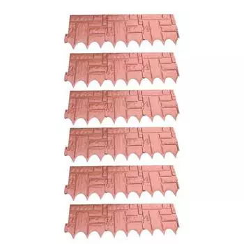 6шт газонная трава окантовка барьер сад двор завод цветочная клумба граница забор декор