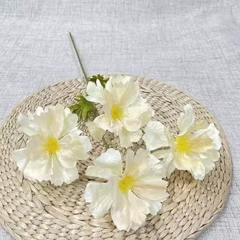 6шт искусственные цветы искусственные цветы шелковые полевые цветы для вазы для декора гостиной цветочные композиции центральные свадебные букеты для невесты синий