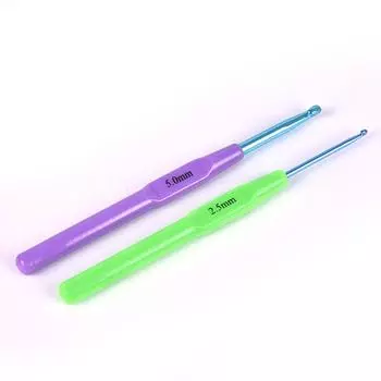6шт/комплект многофункциональные пластиковые ручки алюминиевые крючки вязать иглу