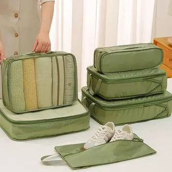 6шт/комплект пылезащитная сумка для хранения одежды большая вместимость сортировочная сумка дорожная сумка для хранения нижнего белья