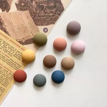 6шт круглые наклейки на холодильник Mo Landi магнитные наклейки магниты на холодильник бытовые жёлтый