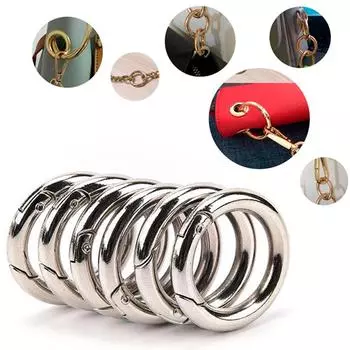 6шт круглый карабин для кемпинга пружинный зажим лучший