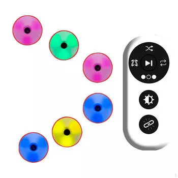 6шт. Лампа для тренировки реакции на ловкость, прыжок, футбол