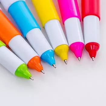 6шт милые улыбающиеся лица таблетки шариковая ручка новинка канцелярские товары телескопическая капсула