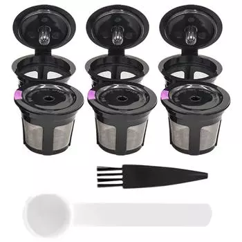 6шт многоразовые и многоразовые фильтр-мешки для кофе, посуда, инструменты для кофейни One Size чёрный