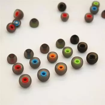 6шт мягкие силиконовые сменные вкладыши для наушников чехол для наушников зелёный