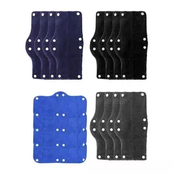 6шт Мягкий шлем с напульсником, накладной шлем, накладка, каска, напульсник, напульсник, кепка темно-синий