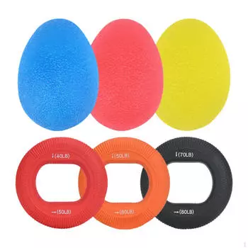 6шт. Набор для укрепления хвата рук, набор захватов, силовое оборудование для наращивания мышечной массы