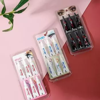6шт/набор практических водонепроницаемый макияж ресниц клей накладные ресницы наращивание