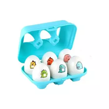 6шт Новорожденный Раннее Обучающее Яйцо One Size