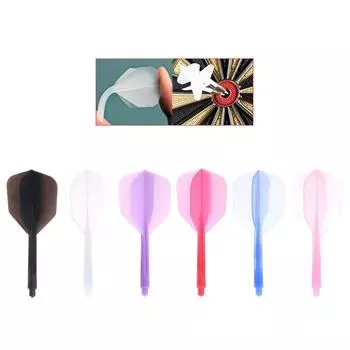 6шт пластиковые профессиональные дротики 2BA винт мягкий прочный 80 мм хвост фиолетовый