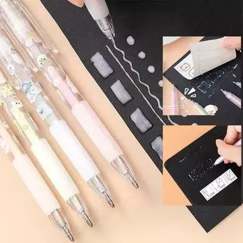 6шт. Ручной клей-карандаш с точками, быстросохнущий клей-карандаш с точками, мультяшная ручка, клей-карандаш с фотографией 6pcs Refills