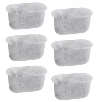 6шт сменные бамбуковые угольные фильтры для воды для кофемашин Cuisinar-t