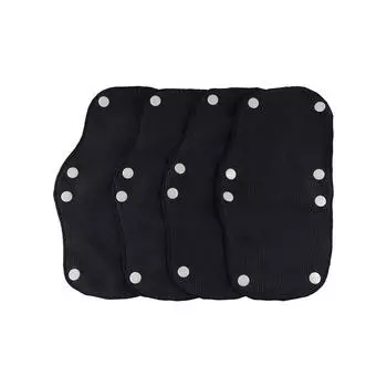 6шт. Snap-On Hard Hat Sweatband Snap Anti Dirty Helmets Sweat Pads Helm Inliner Pad Summer чёрный