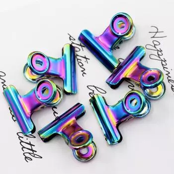 6шт стекловолокна наращивание ногтей металлические зажимы для укладки ногтей ремонт маникюрный инструмент золотой