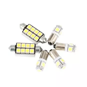6шт светодиодный внутренний светильник SMD 6pcs белый