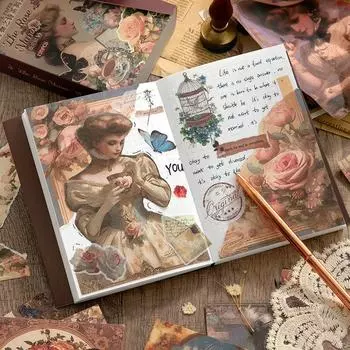 6Style 120Pcs/pack Poem Of Everything Series Material Paper Handbook Diy Material Decorative Scrapbook Picture Book A1