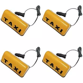 6UK 12V COB Light 3W Крыша такси Знак COB такси Знак такси Крыша Топпер (желтый)