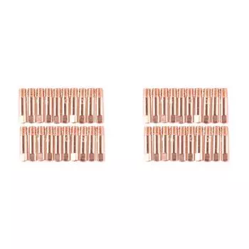 6UK 20 шт. контактные наконечники сопла для сварки MIG держатель разъема диффузора газа (1,0)