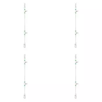 6UK 360-Degree Luminous Fishing Swivels Line Fishing Rolling Connector (70cm)