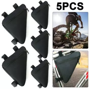 6UK 5 шт. Треугольная сумка для передней рамы горного велосипеда, прочная сумка для верхней трубы горного велосипеда