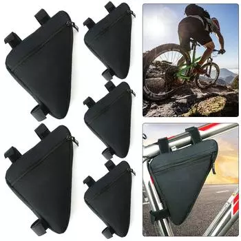 6UK 5 шт. Треугольная сумка для передней рамы горного велосипеда, прочная сумка для верхней трубы горного велосипеда