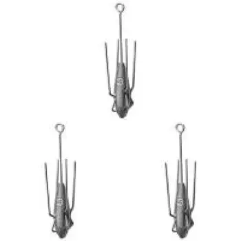 6UK Fishing Sinkers Long Tail Spider Weights для соленой и пресной воды (Стиль А)
