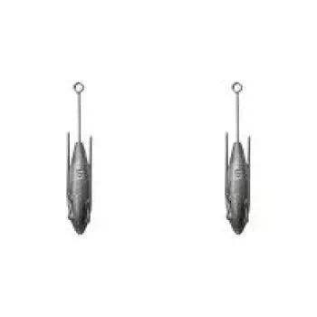 6UK Fishing Sinkers Long Tail Spider Weights для соленой и пресной воды (Стиль D)