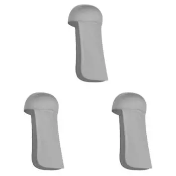 6UK Велосипедная кепка с козырьком для защиты шеи от ультрафиолета, дышащая, для рыбалки (серый)