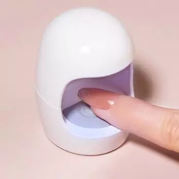 6W Egg Shape Uv Nail Lamp Dryer Mini Single Finger Egg Potherapy Machine Fast Drying Portable Varnish Cured Manicure Tools