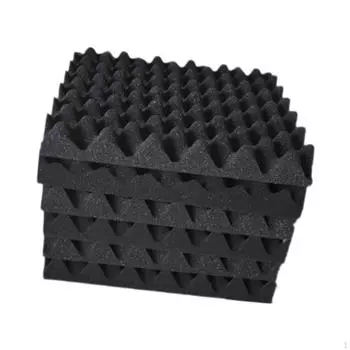 6x акустических панелей, шумопоглощение, 12x12x1,5 дюймов стеновые панели, звукоизоляция