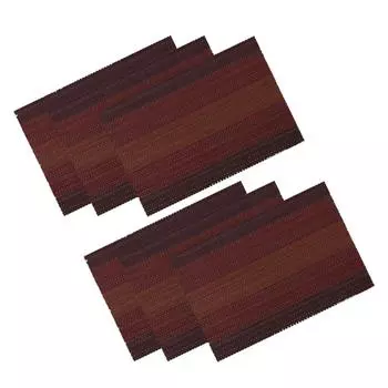 6X Dining Pad Cup Coaster Desk Placemat Elegant ple Multipurpose Workmanship Decor Household Home Decorative красный