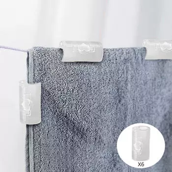 6x Duvet Cover Clips Bed Pegs Sealing Clip Quilt Clamps for Fixing