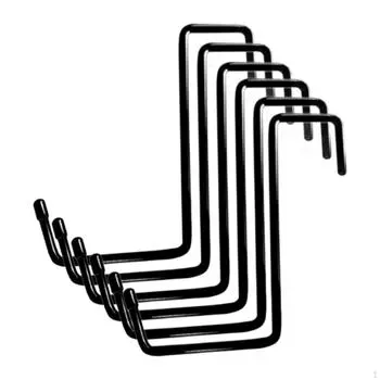 6x Гаражные крючки для дома и улицы, простой в использовании органайзер, набор крючков для подвешивания в саду