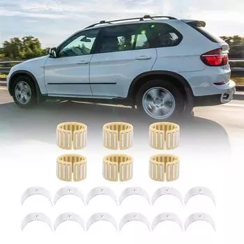 6x Игольчатый подшипник эксцентрикового вала распредвала для ремонта 11377615379 для BMW F15/25